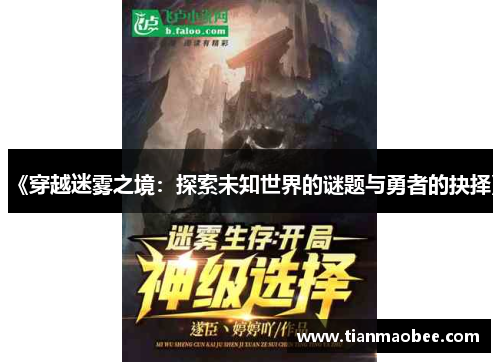 《穿越迷雾之境：探索未知世界的谜题与勇者的抉择》