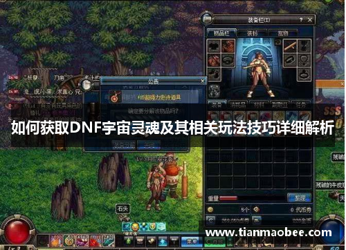 如何获取DNF宇宙灵魂及其相关玩法技巧详细解析